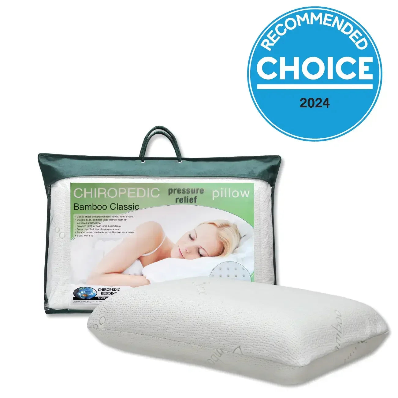 Bamboo Pressure Relief Pillow-Sleep Firm