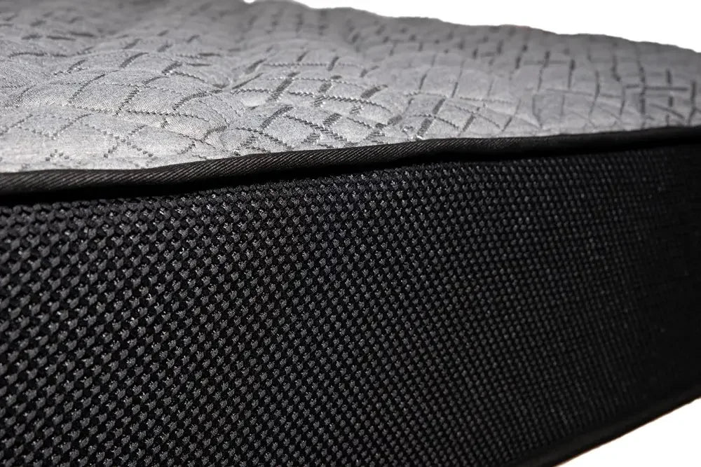 Sleep Firm mattress and Charcoal Bed Frame Ensemble-Sleep Firm