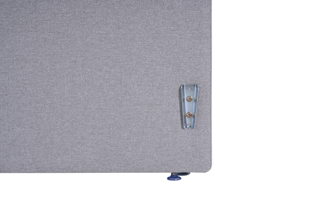 Deluxe Gray Bed Frame-Sleep Firm