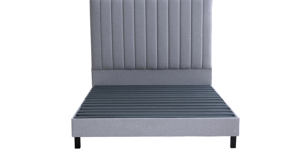 Sleep Firm Luxe mattress and Grey Bed Frame Ensemble-Sleep Firm