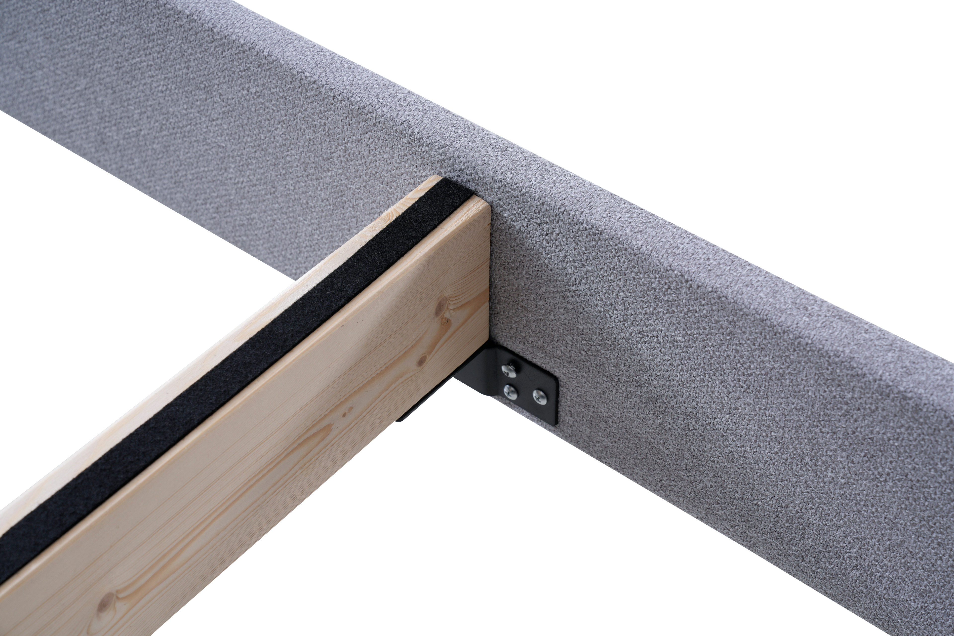 Sleep Firm Luxe mattress and Grey Bed Frame Ensemble-Sleep Firm