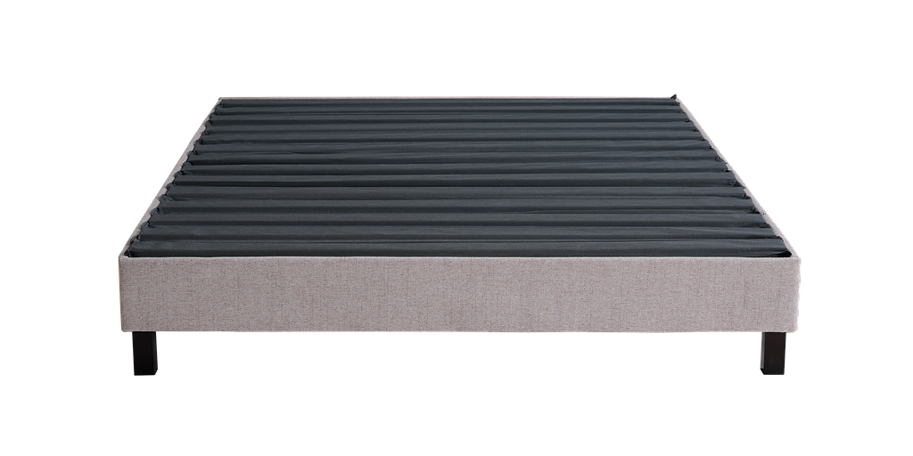 Sleep Firm Luxe mattress and Oatmeal Bed Frame Ensemble-Sleep Firm