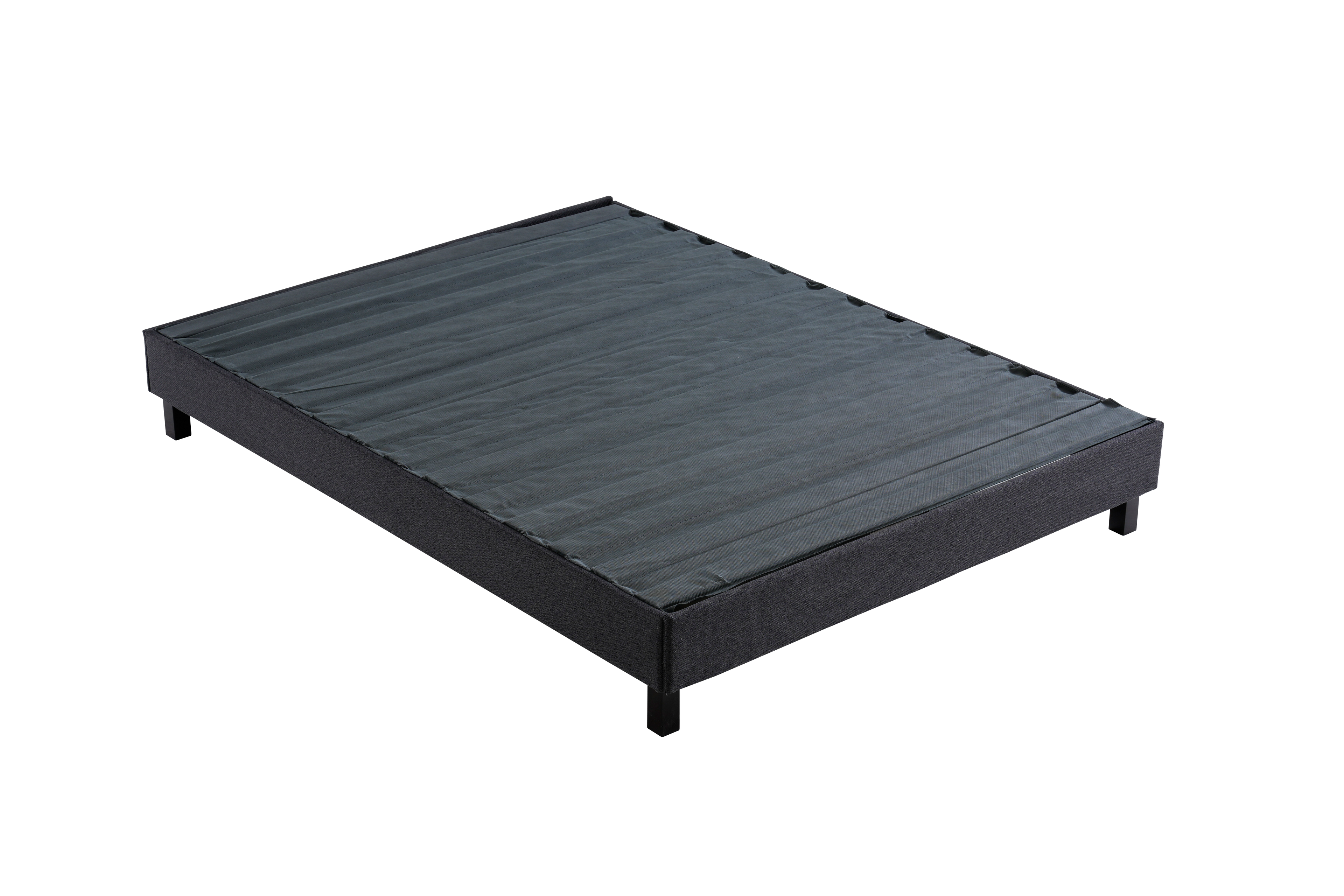 Sleep Firm Luxe mattress and Charcoal Bed Frame Ensemble-Sleep Firm