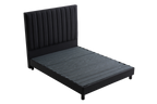 Deluxe Charcoal Bed Frame-Sleep Firm