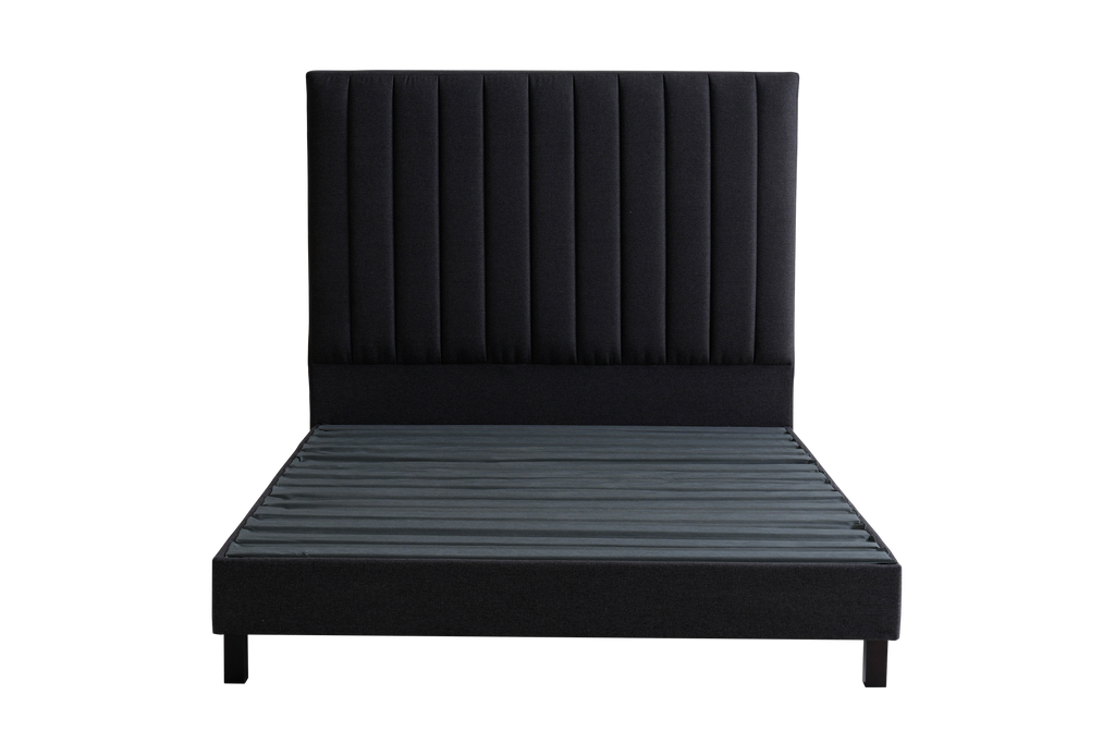Sleep Firm Luxe mattress and Charcoal Bed Frame Ensemble-Sleep Firm