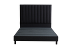 Sleep Firm Luxe mattress and Charcoal Bed Frame Ensemble-Sleep Firm