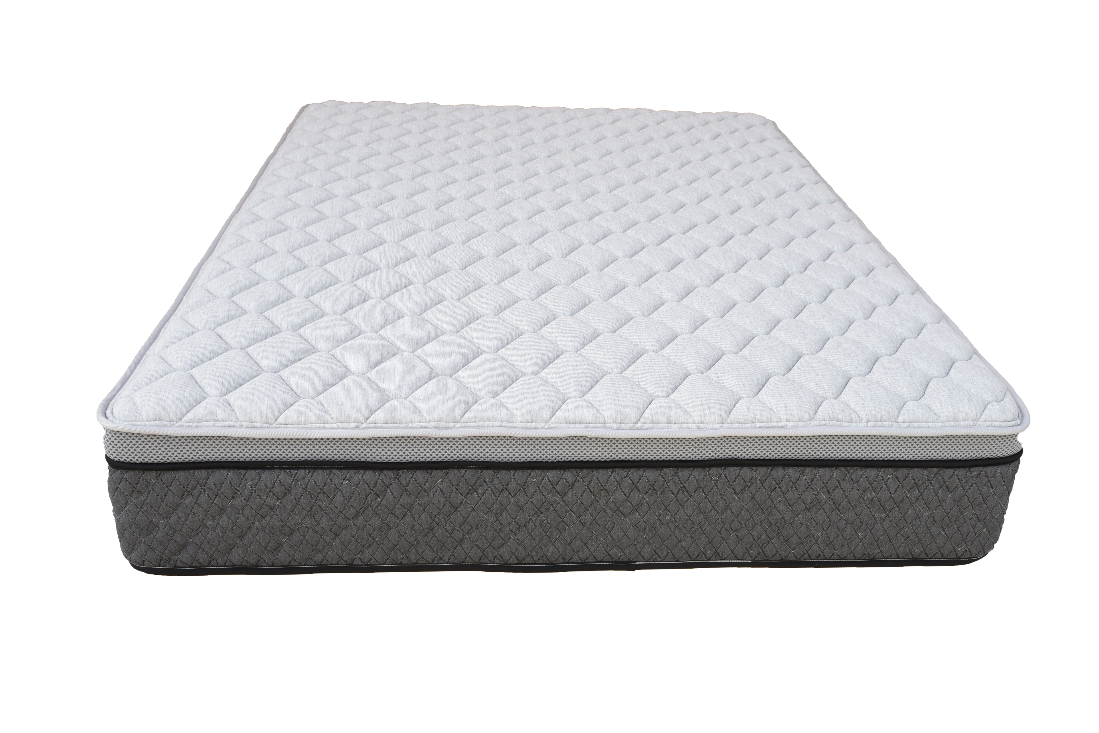 Sleep Firm Luxe mattress and Charcoal Bed Frame Ensemble-Sleep Firm