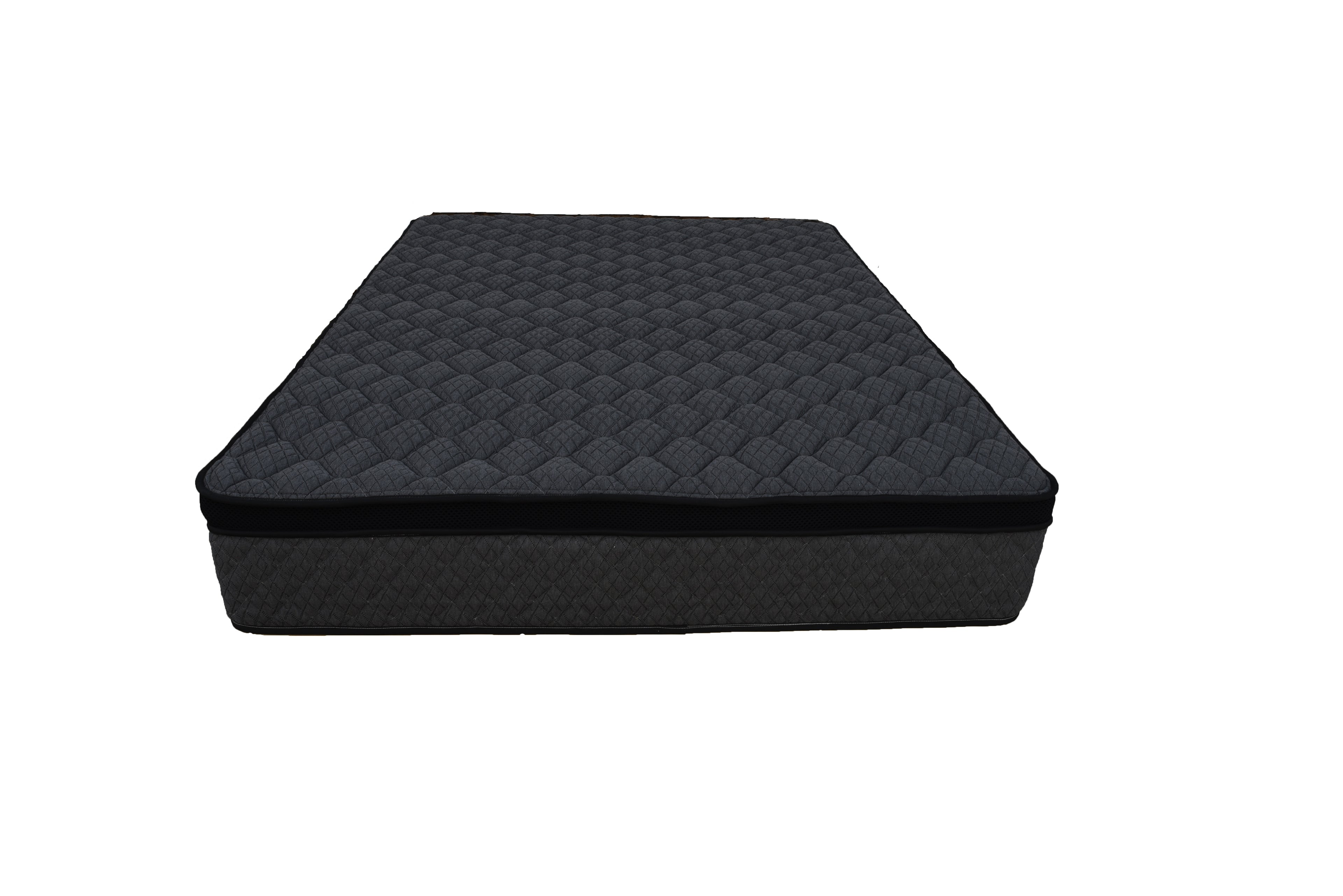 Sleep Firm Ultra mattress and Charcoal Bed Frame Ensemble-Sleep Firm