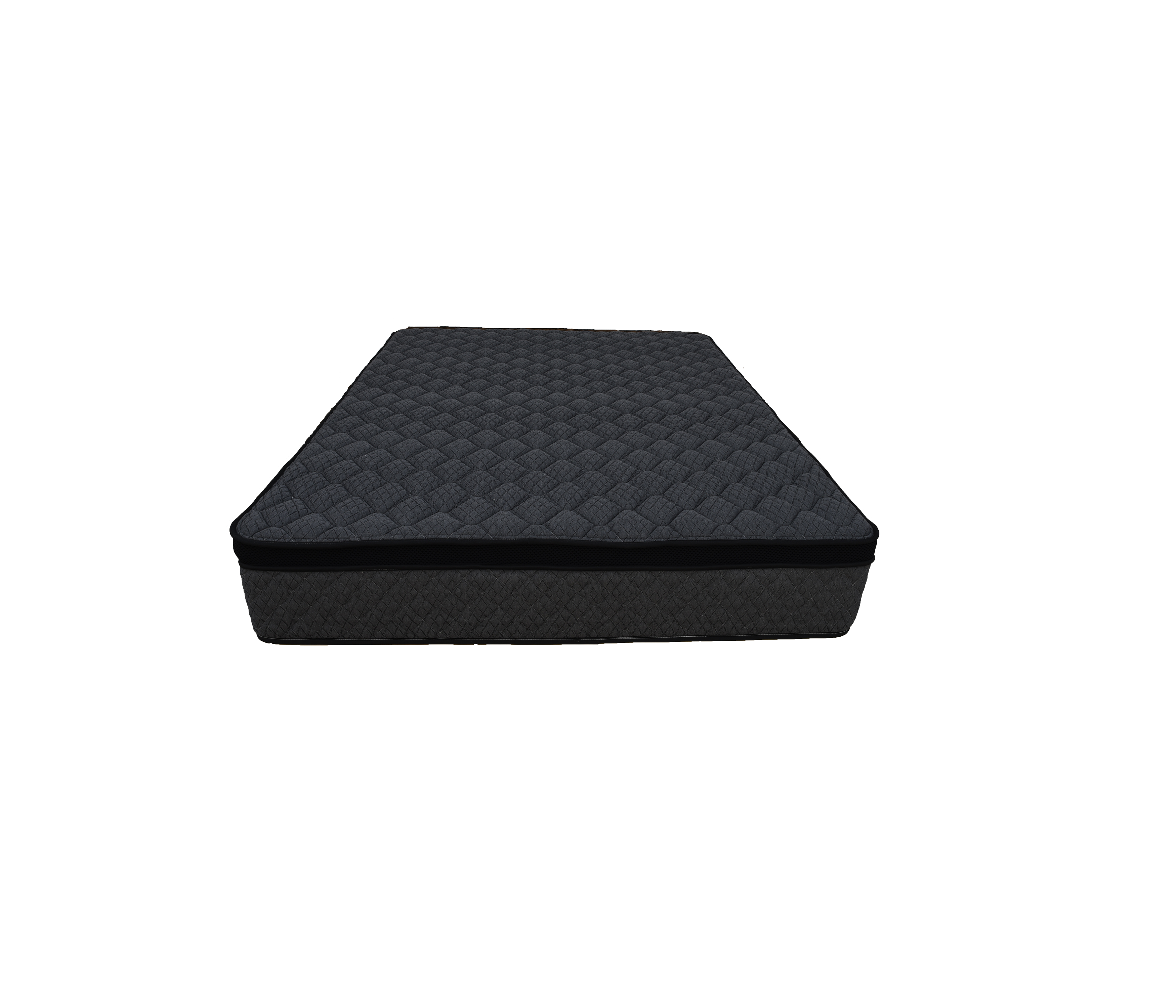 Sleep Firm Ultra mattress and Oatmeal Bed Frame Ensemble-Sleep Firm